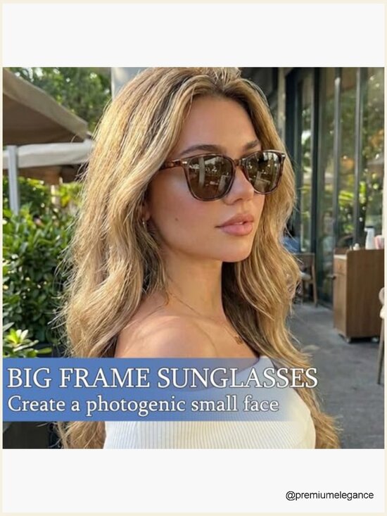 Polarized Square Sunglasses for Women UV400 Protection 2 Pack main image 6